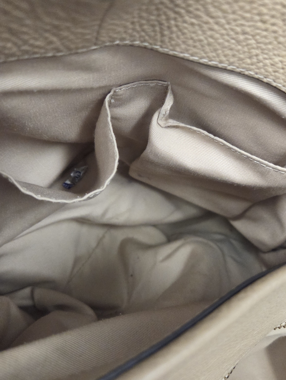 Coach Madison Phoebe Tan Pebbled Leather Shoulder Bag - Picture 12 of 16